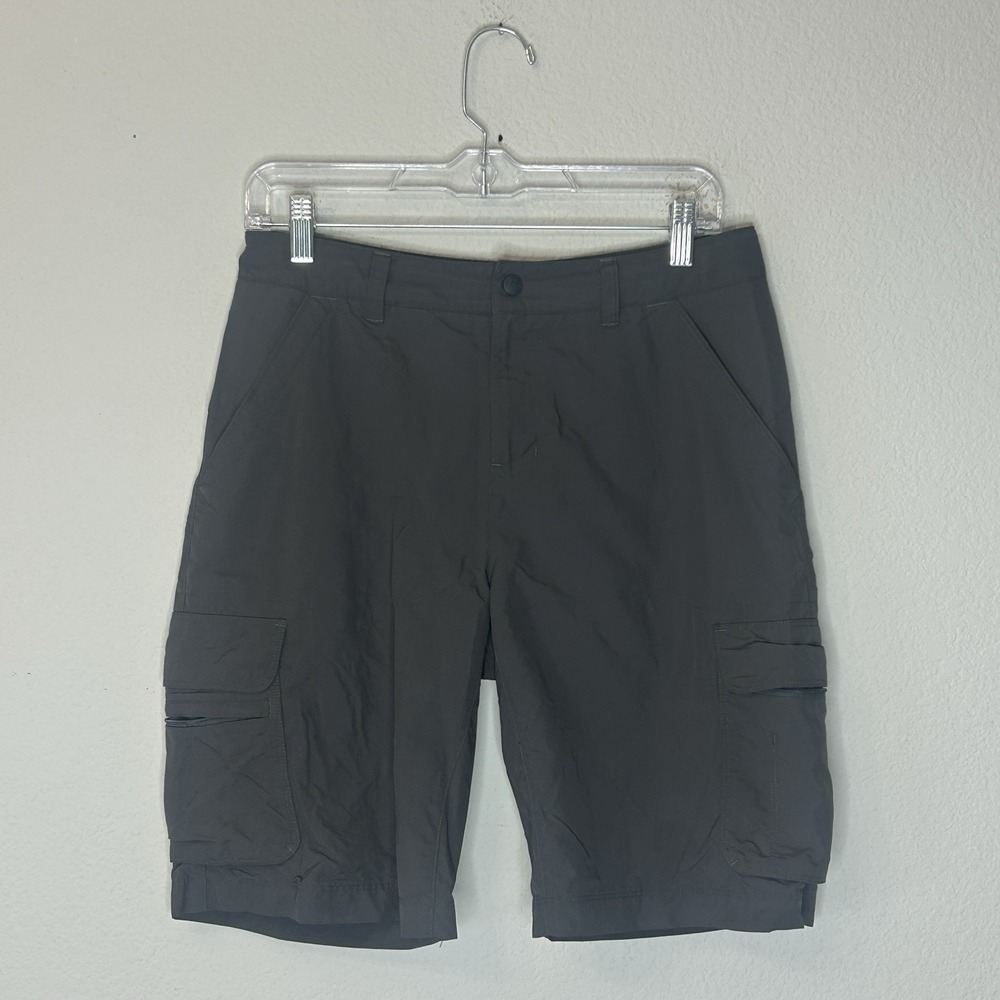 REI Co-op Sahara Cargo Shorts Women's Size 6 Gray Outdoor Stretch 9"